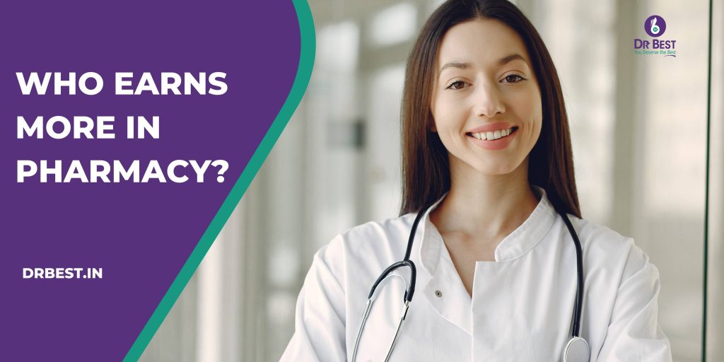 Who earns more in pharmacy?